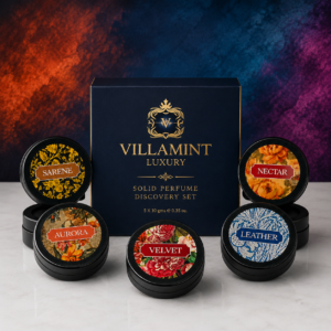 Unisex Solid Perfume Discovery Gift Set – 5 x 10gm